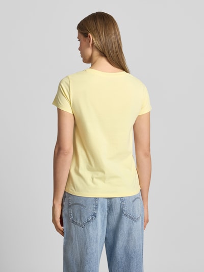 Levi's® Slim Fit T-Shirt aus reiner Baumwolle Pastellgelb 5