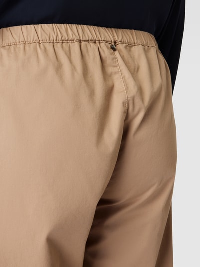 Marina Rinaldi PLUS SIZE capribroek met elastische band, model 'RECOARO' Beige - 3