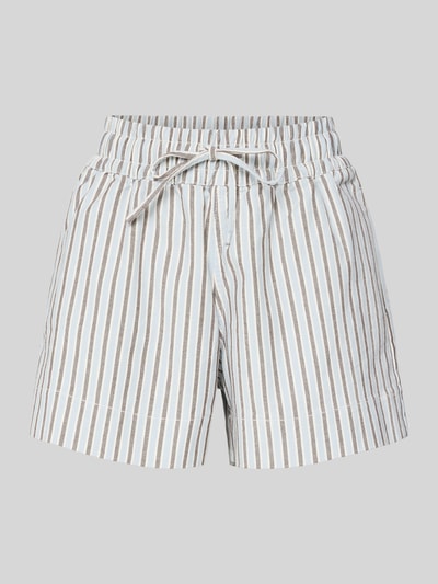 PIECES Wide Leg Jeansshorts aus Baumwoll-Mix Modell 'BILLO' Hellblau 2