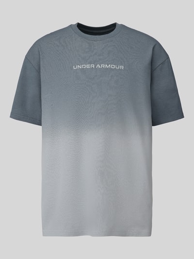 Under Armour Oversized Sport-T-Shirt aus Baumwoll-Mix Modell 'UA M HWT GRADIENT' Marine 2