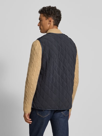 Barbour Regular fit bodywarmer met warme fleece aan de binnenkant Marineblauw - 5