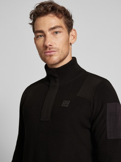 PME Legend Gebreide pullover met turtleneck Zwart - 3