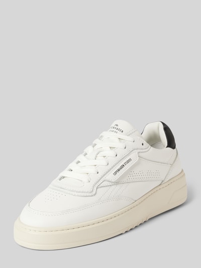 Copenhagen Leren sneakers met labeldetail Wit - 1