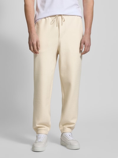 Emporio Armani Sweatpants mit elastischem Bund Offwhite 4