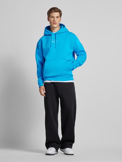 KARL KANI Hoodie met capuchon Koningsblauw - 1