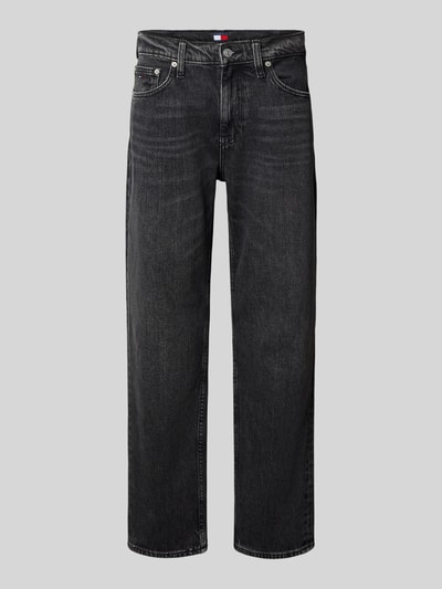 Tommy Jeans Slim fit straight leg jeans van katoenmix Donkergrijs - 2