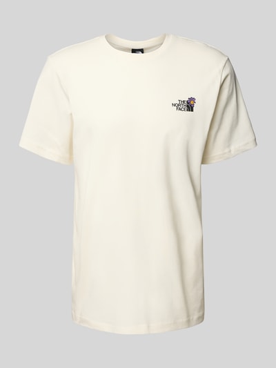 The North Face T-Shirt mit Label-Print Offwhite 2