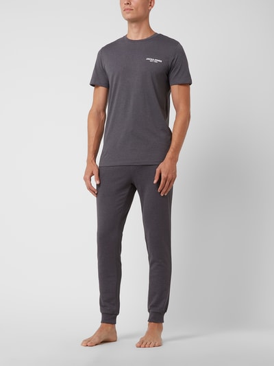 Jack & Jones Loungewear in een set, model 'Hexa' Donkergrijs - 1