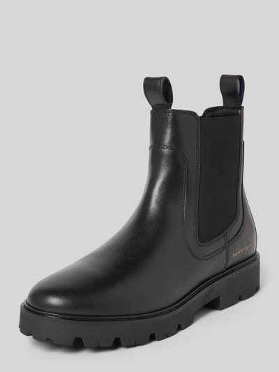Tommy Hilfiger Chelsea Boots aus echtem Leder Black 1