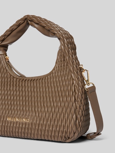 VALENTINO BAGS Handtasche mit Strukturmuster Modell 'FREQUENCY' Taupe 2