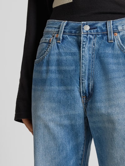 Levi's® Relaxed straight fit jeans in used-look, model '555®' Jeansblauw - 3