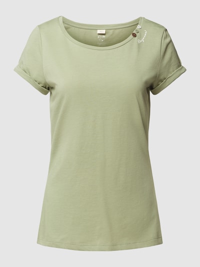 Ragwear T-shirt met sierknopen Rietgroen - 2