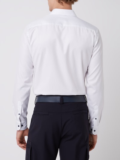 Eterna Slim fit zakelijk overhemd van katoen  Wit - 5