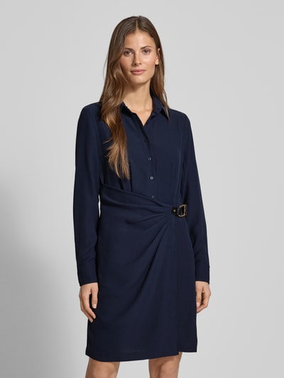 Lauren Ralph Lauren Sukienka mini z krótką listwą guzikową Granatowy 4