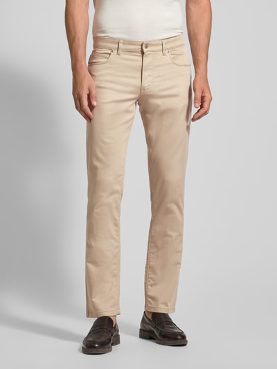 Christian Berg Men Regular Fit Jeans im 5-Pocket-Design Beige 4