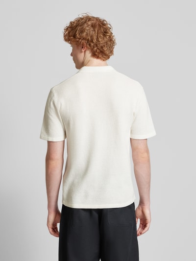 Jack & Jones Regular Fit Poloshirt mit Label-Stitching Modell 'GEORGE' Weiss 5