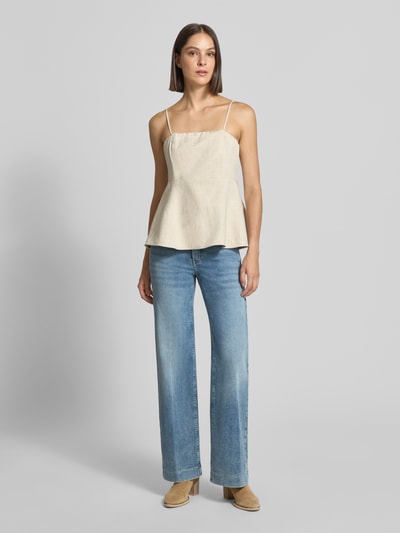 MAC Wide Leg Jeans aus Baumwoll-Mix Modell 'DREAM WIDE' Blau 1