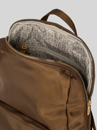 BOGNER Rucksack mit Logo-Applikation Modell 'Maxi' Dunkelbraun 5