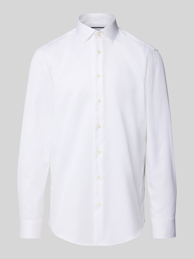 Christian Berg Men Regular Fit Business-Hemd mit Kentkragen Weiss 2