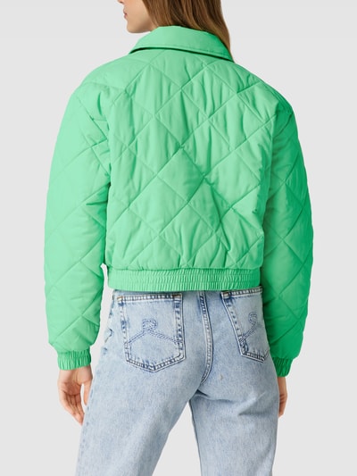 Tom Tailor Denim Jack met steekzakken opzij, model 'QUILTED' Lichtgroen - 5