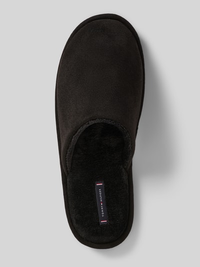 Tommy Hilfiger Slipper mit Logo-Stitching BLACK 3