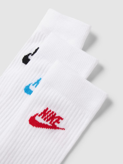 Nike Socken mit Label-Print im 3er-Pack Weiss 2