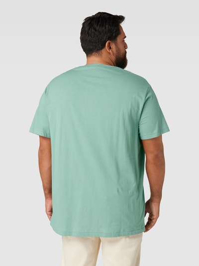 Polo Ralph Lauren Big & Tall T-shirt PLUS SIZE z nadrukiem z motywem z logo Zielony 5