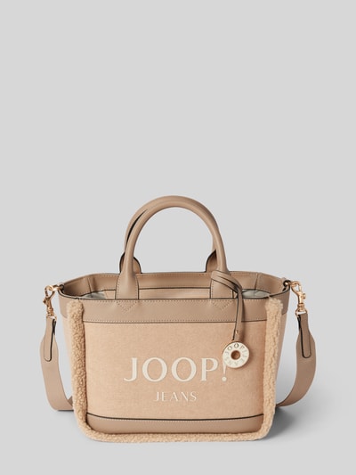 JOOP! Jeans Handtasche mit Label-Print Modell 'calduccio yvette' Beige 2