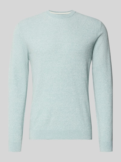 Tom Tailor Regular Fit Strickpullover aus reiner Baumwolle Mint 2