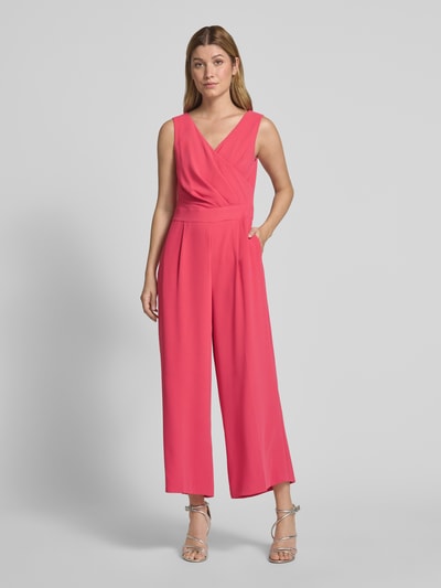 Vera Mont Jumpsuit in Wickel-Optik Pink 4