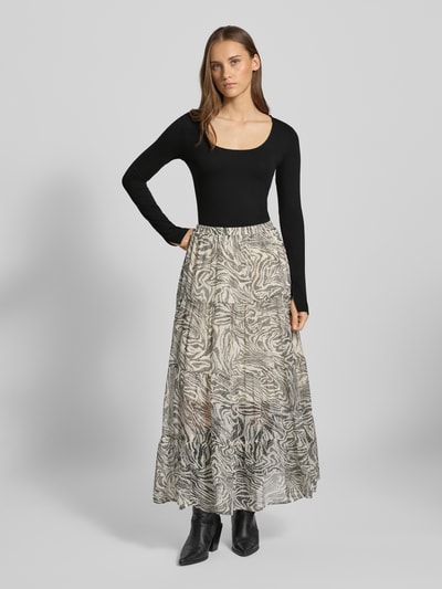 Gina Tricot Longsleeve mit Rundhalsausschnitt Black 1