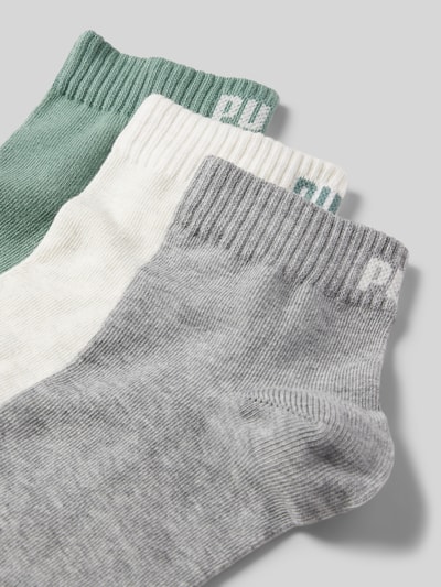 Puma Sneakersocken mit Label-Print im 3er-Pack Mint 2