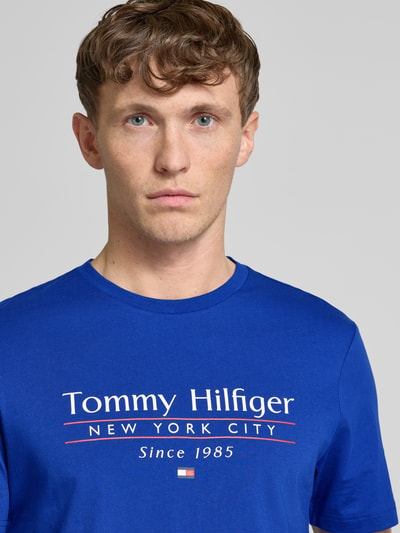 Tommy Hilfiger T-Shirt mit Label-Print Royal 3