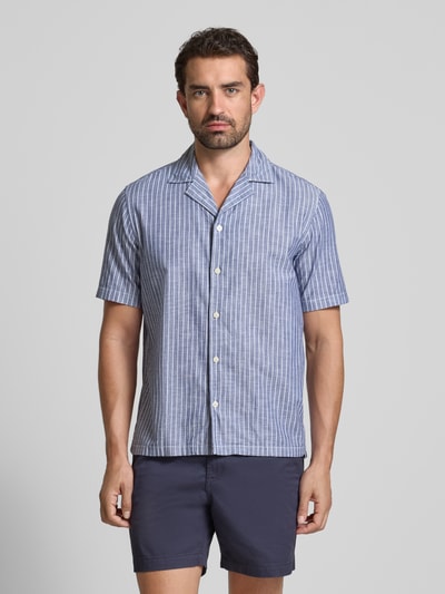 Marc O'Polo Koszula casualowa o kroju regular fit z czystej bawełny Jeansowy niebieski 4