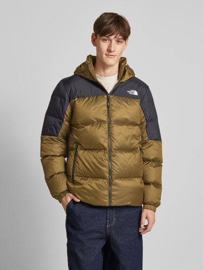 The North Face Regular fit gewatteerd jack met labelstitching, model 'DIABLO' Kaki - 4