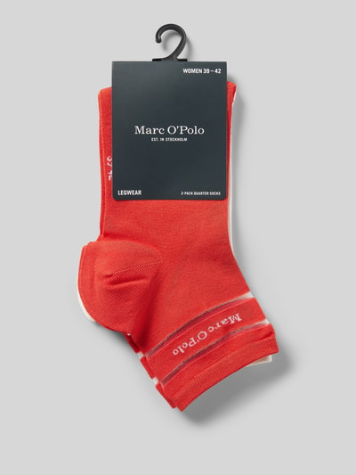 Marc O'Polo Socken mit Mesh-Streifen im 2er-Pack Orange 3