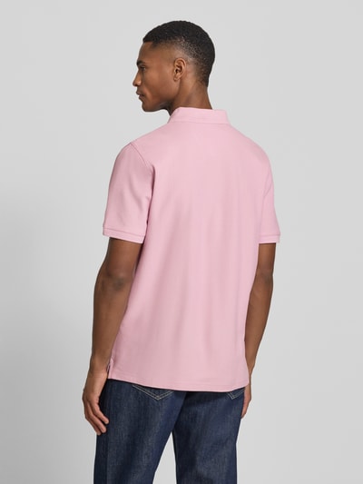 Fynch-Hatton Regular Fit Poloshirt mit Logo-Stitching Hellrosa 5