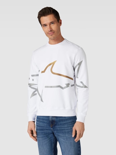 Paul & Shark Sweatshirt met logoprint Wit - 4