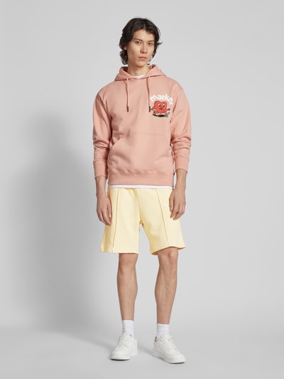 Jack & Jones Sweatshorts met tunnelkoord, model 'ESTERBRO' Geel - 1