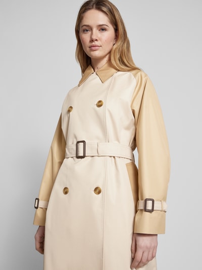 Weekend Max Mara Trenchcoat met tailleriem, model 'CANASTA' Zand - 3