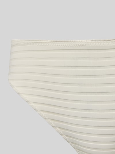 Marc O'Polo Slip mit semitransparentem Streifenmuster Offwhite 2