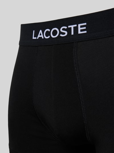 Lacoste Boxershorts mit elastischem Label-Bund Black 2