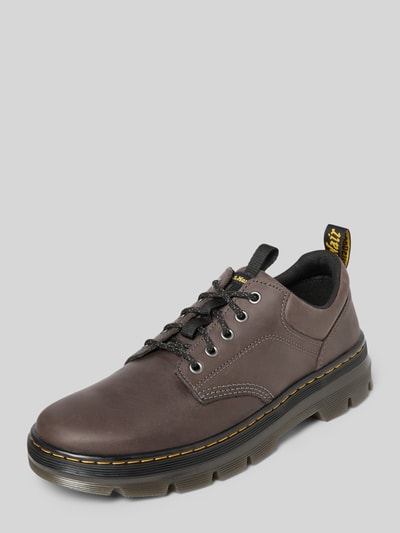 Dr. Martens Buty sznurowane z detalem z logo Antracytowy 1