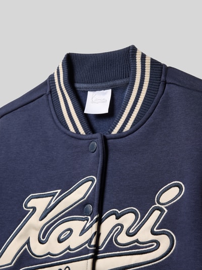 KARL KANI Kurtka baseballowa z listwą z zatrzaskami Niebieski 2