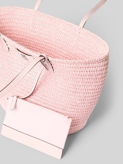 Lauren Ralph Lauren Shopper met labelapplicatie, model 'BRIE' Rosé - 5