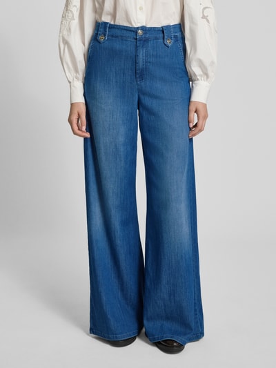 Marella Jeans mit französischen Eingrifftaschen Jeansblau 4