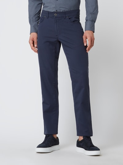 Brax Straight fit broek met stretch, model 'Cadiz' Blauw - 4