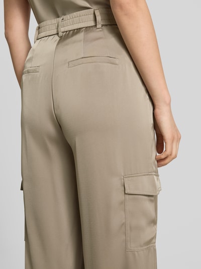 Betty Barclay Wide Leg Cargohose mit Gürtelschlaufen Oliv 3