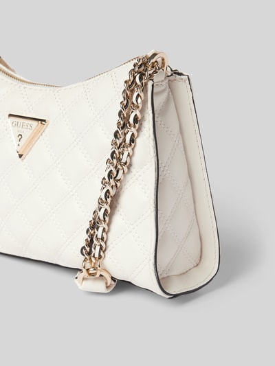 Guess Umhängetasche mit Steppnähten Modell 'GIULLY' Offwhite 5