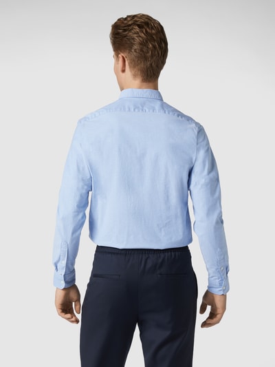 Scotch & Soda Regular Fit Freizeithemd aus Oxford Hellblau 5